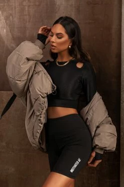 MSLOLA Motivated AF Biker Short - Black Activewear