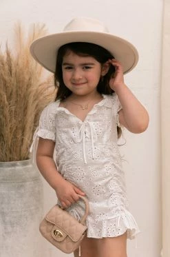 LOLAKID Dresses Mini Brisia - White