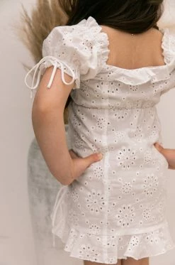 LOLAKID Dresses Mini Brisia - White