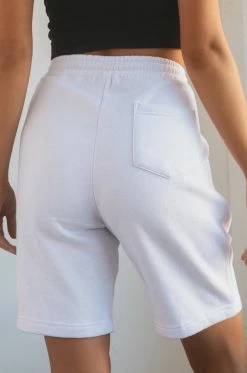 MSLOLA Activewear Motivated AF Varsity Short - White