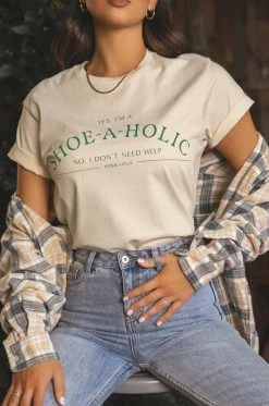 MSLOLA Loungewear Shoeaholic Tee - Green