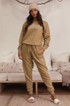 MSLOLA Life Is Short, Buy Shoes Jogger - Nude Activewear