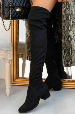 QUPD City Moon - Black Shoes