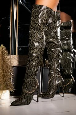 SOME Shoes Celine - Green Snake