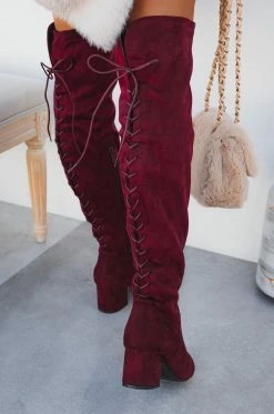 TOPM Shoes Downtown Girl - Burgundy