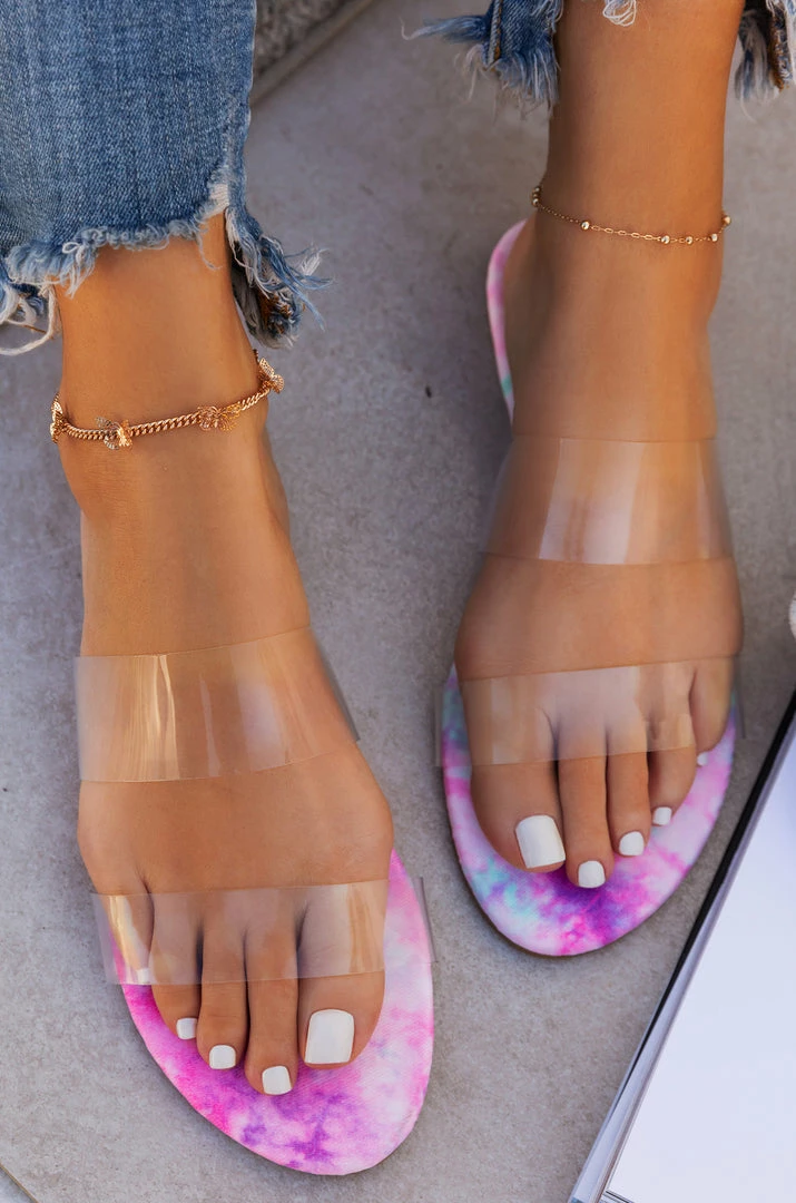 OLVJAY Shoes Solecito - Pink Multi