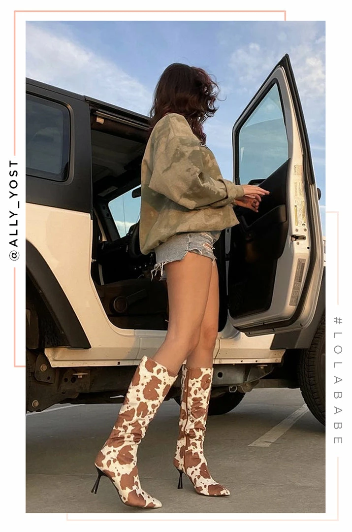 MIXX Queen Of NY - Tan Cow Shoes