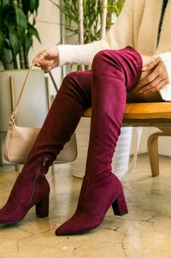 WDIVA Always Yours - Burgundy Shoes