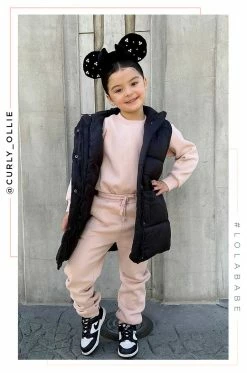 LOLAKID Clothing Mini Cozy Feels - Light Pink