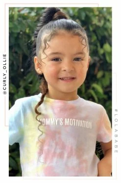 LOLAKID Loungewear Mommy's Motivation - Tie Dye