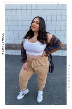 MSLOLA Life Is Short, Buy Shoes Jogger - Nude Activewear