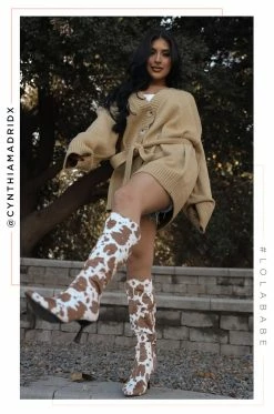 MIXX Queen Of NY - Tan Cow Shoes