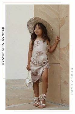 LOLAKID Dresses Mini Alessandra - Nude Multi