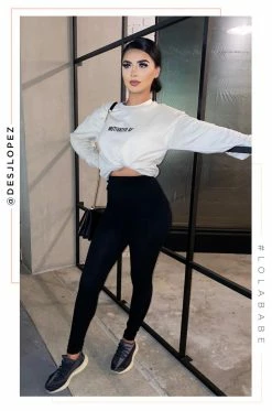 MSLOLA Motivated AF Crewneck - Nude Loungewear