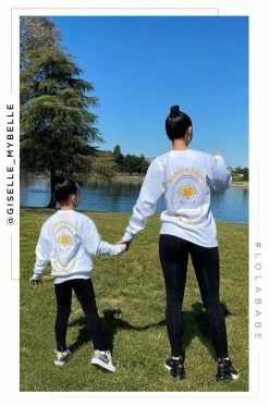 MSLOLA Manifesting Crewneck - White Activewear
