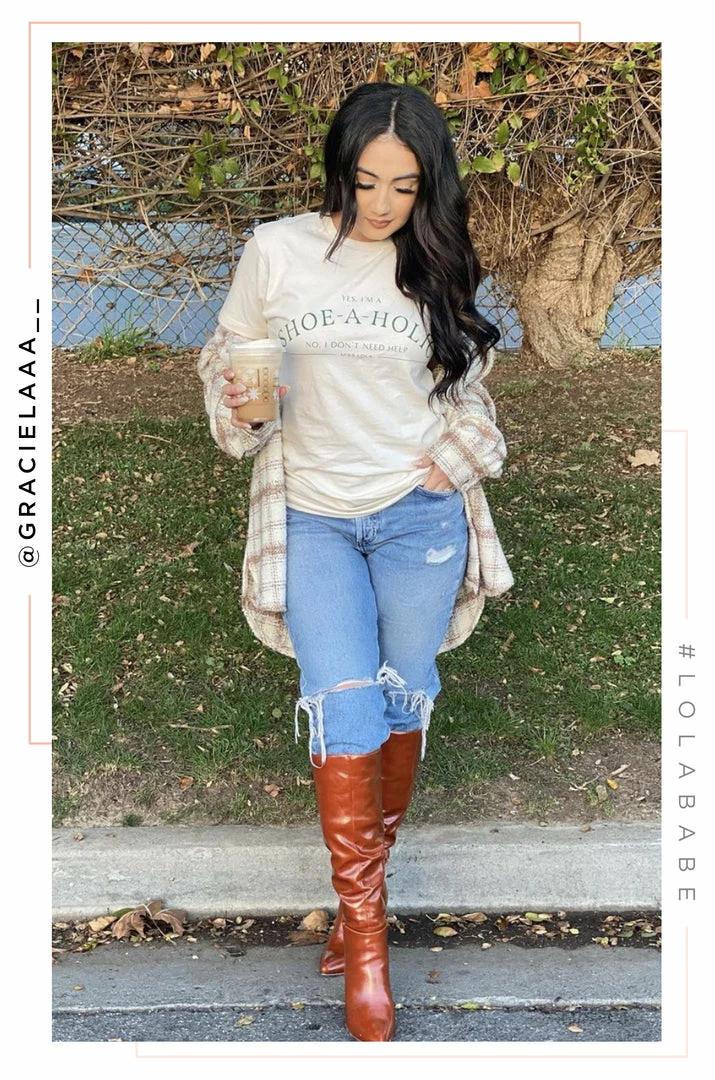 MSLOLA Loungewear Shoeaholic Tee - Green