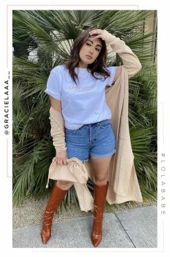 MSLOLA Clothing Quiero, Puedo Y Lo Haré - White