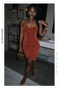 BLN Dresses Amaree - Rust