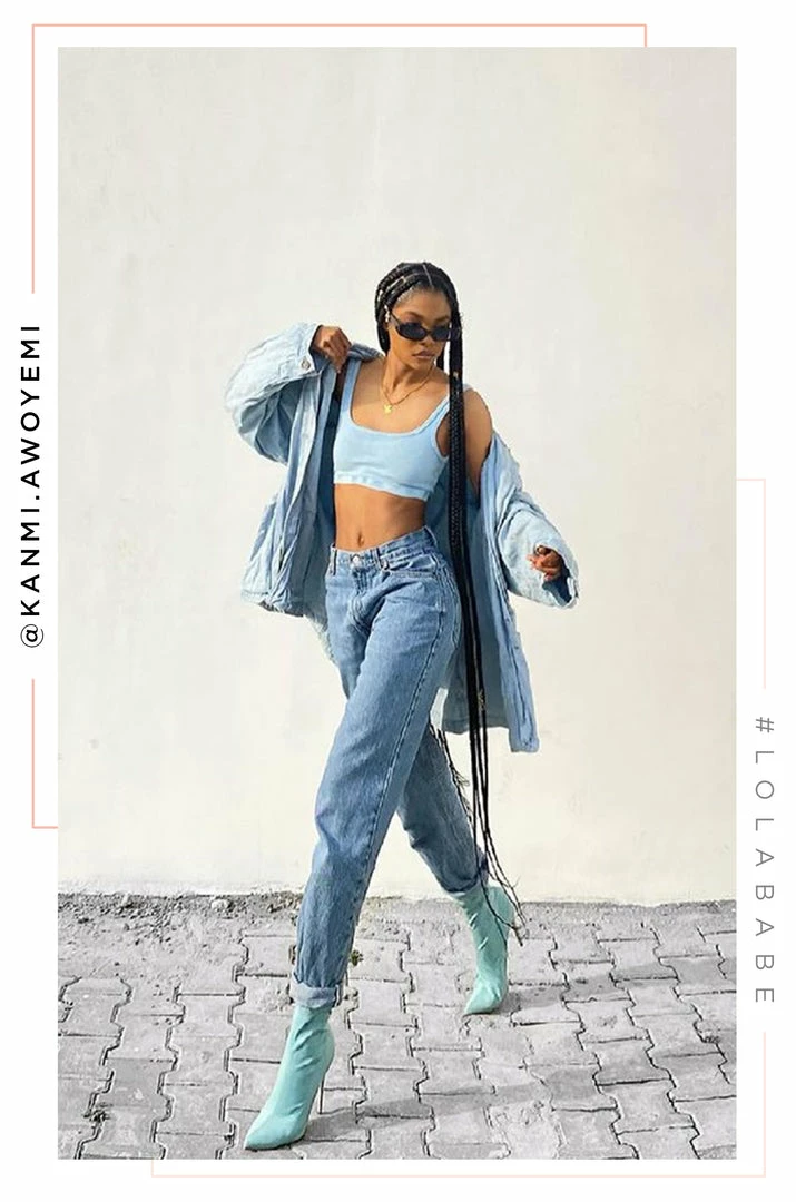 EMPK Good Vibes Only - Blue Activewear