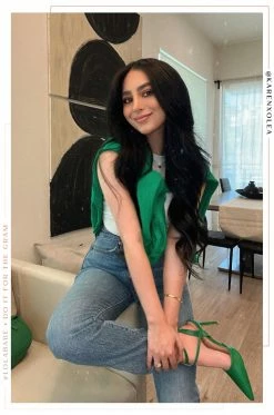 OLVJAY Shoes Eyais - Green PU