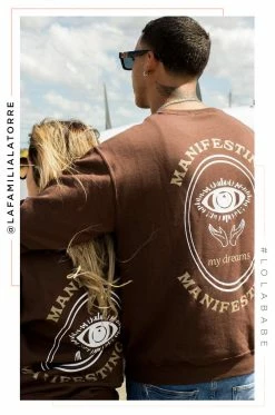 MSLOLA Manifesting Crewneck - Mocha