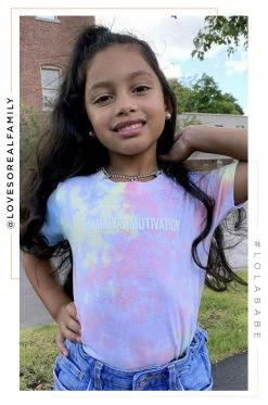 LOLAKID Loungewear Mommy's Motivation - Tie Dye