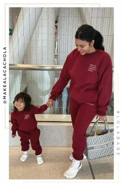 MSLOLA Vibra Con El Corazón - Burgundy Clothing