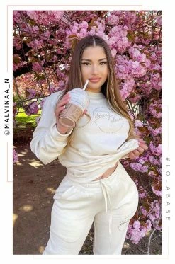 MSLOLA Sets Glowing Places Jogger - Nude