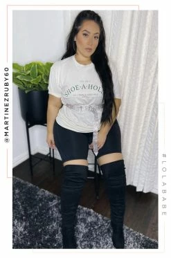 MSLOLA Loungewear Shoeaholic Tee - Green