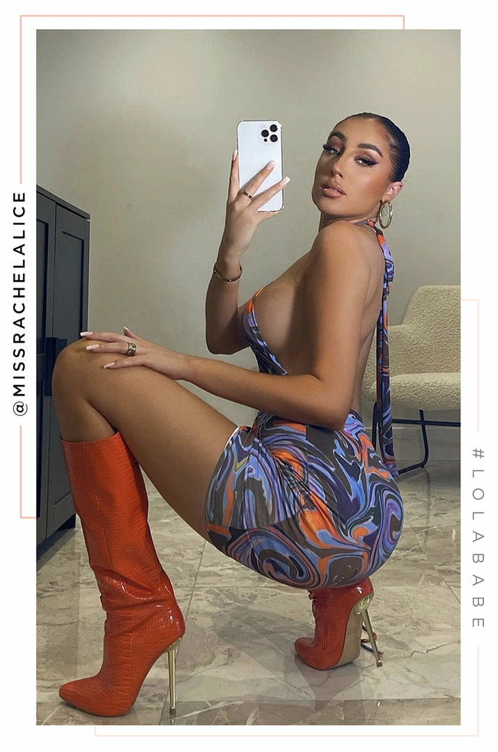 BKD Dresses All Nighter - Purple Abstract