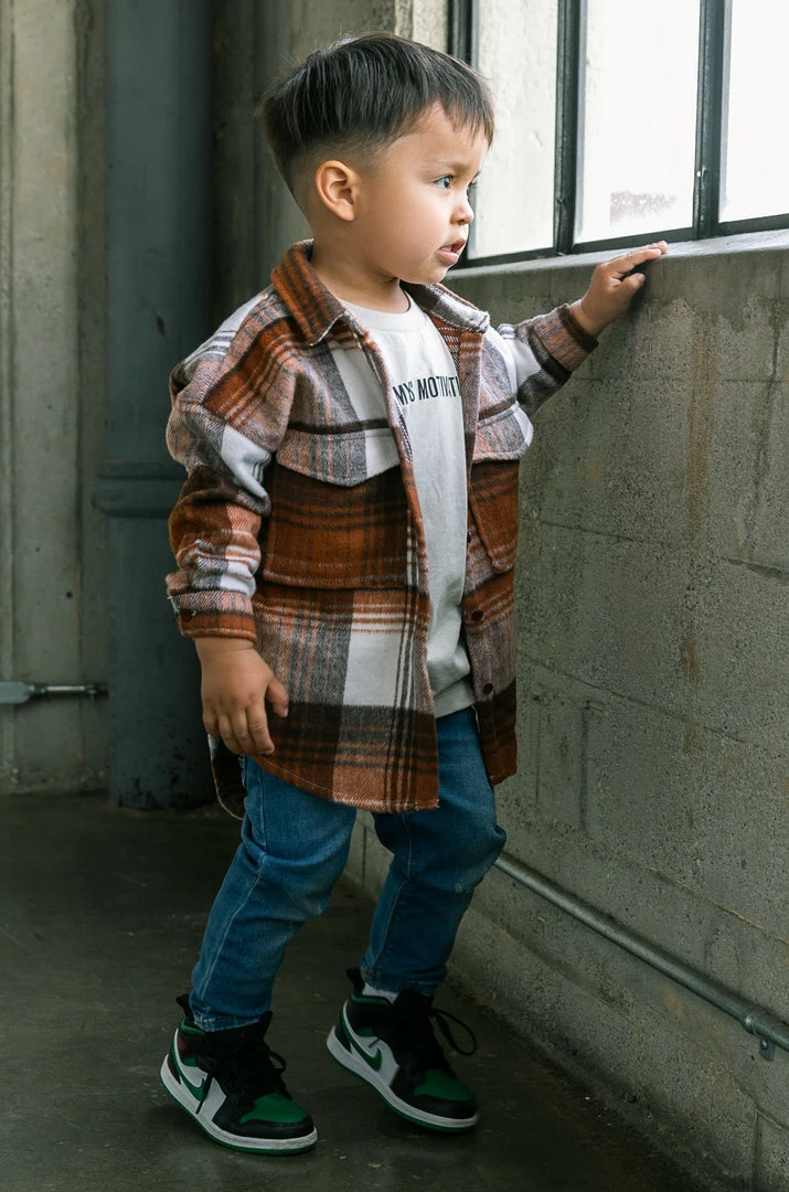 LOLAKID Mini Dreaming About Us - Mocha Tops