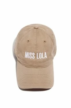 MSLOLA Accessories Miss Lola Hat - Nude