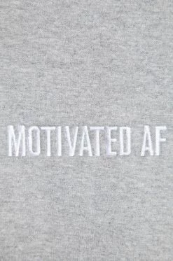 MSLOLA Activewear Motivated AF Crewneck - Grey