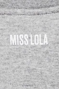 MSLOLA Activewear Motivated AF Crewneck - Grey