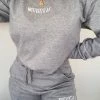 MSLOLA Activewear Motivated AF Crewneck - Grey