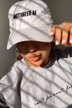 MSLOLA Motivated AF Hat - White
