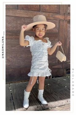 LOLAKID Dresses Mini Brisia - White