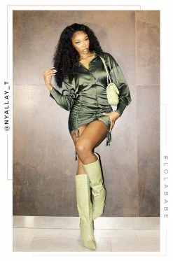 SOME Milenka - Green Shoes