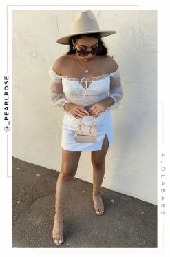 OVIANCA Feminine Touch - White