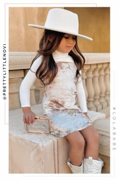 LOLAKID Dresses Mini Alessandra - Nude Multi