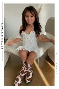 LOLAKID Dresses Mini Brisia - White
