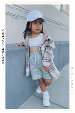 LOLAKID Mini Dreaming About Us - Nude Tops