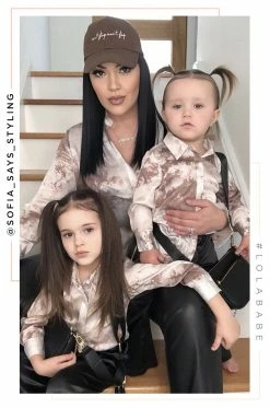 LOLAKID Tops Mini Malibu Sunset - Nude