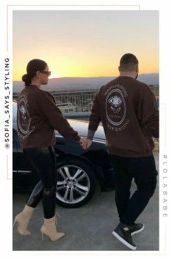 MSLOLA Manifesting Crewneck - Mocha