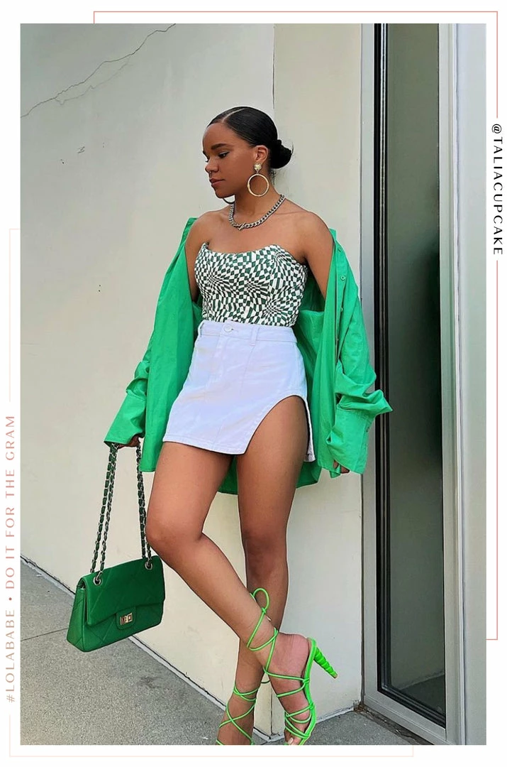 SOME Katka - Green Shoes