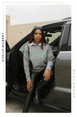 MSLOLA Varsity Motivated AF - Heather Grey Curve