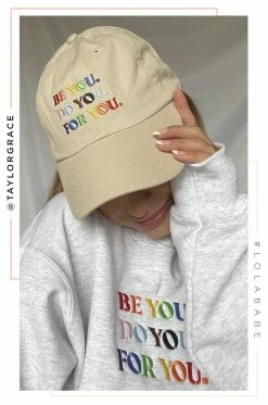 MSLOLA Be You Pride Unisex Hat - Nude Accessories