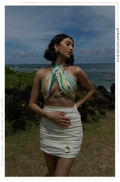 COT Clothing Mandy - Green Multi