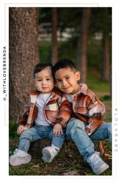 LOLAKID Mini Dreaming About Us - Mocha Tops