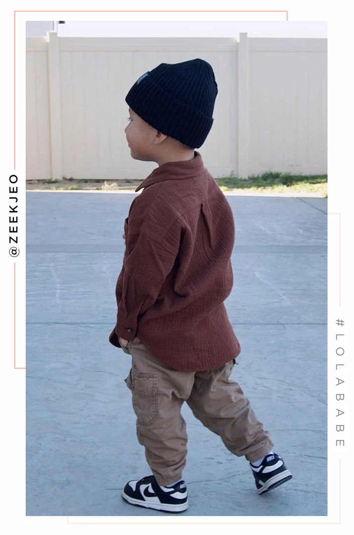 LOLAKID Mini Weekend Chill - Mocha Clothing